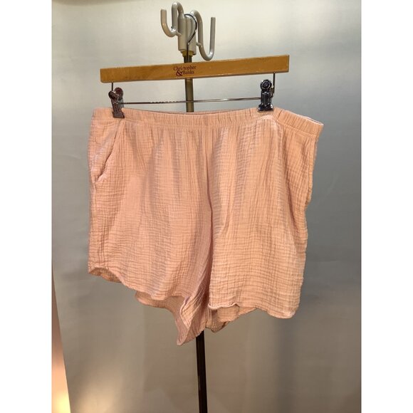 Womens XL Cotton Gauze Button-Down Shirt & Short Loungewear Casual JASON WU - Picture 10 of 13